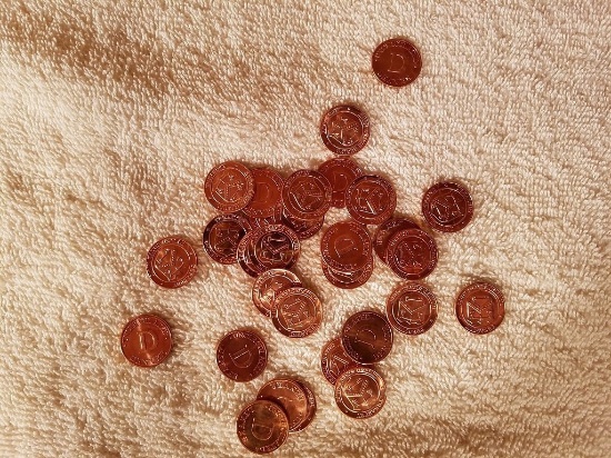 30 Uncirculated Denver Copper Coins