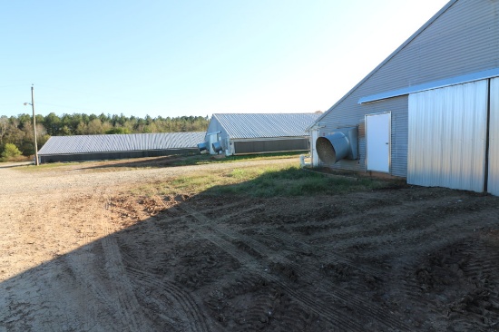 Poultry Farm with 36 Acres and Home