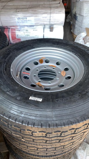 1 of 4 New Tire 235/85 R16 w/ rim