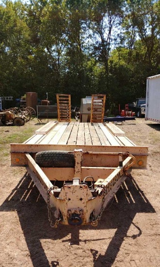 1999 Hudson 18' trailer (16' flat -2' dove)