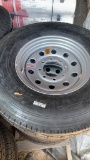 2 of 4 new tires 235/85 R16 w/ rim