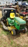 John Deere 318 mower with bagger