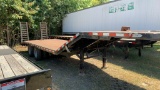 Steel deck gooseneck trailer