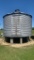 Metal grain bin