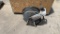Retractable hose reel and tractor lights