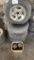 Set of 4 tires and rims center caps