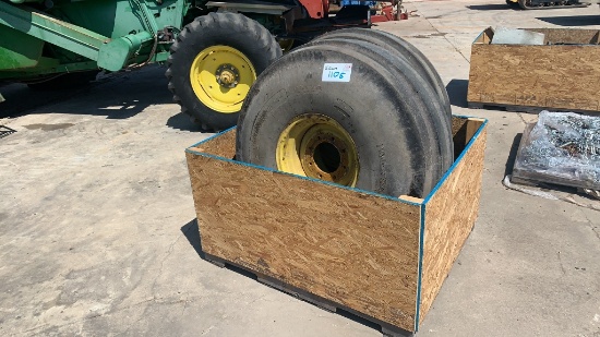 2 John Deere Rims and tires