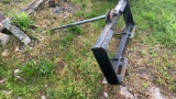 Skid steer bale spear
