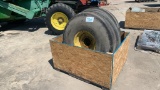 2 John Deere Rims and tires
