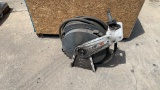 Retractable hose reel and tractor lights