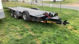 2018 Kaufman 22’ tilt deck car hauler