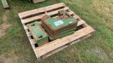 John Deere weight bar and 4 plates