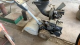 Walk behind rear tine tiller