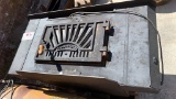 Wood burning insert with blower
