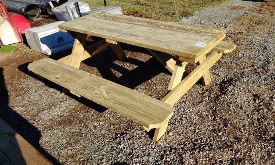 6' New picnic table