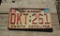 1975 License Plate