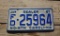 1987 License Plate
