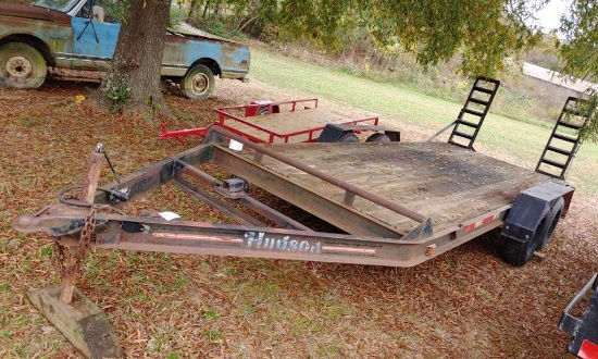 16' Hudson dual axle trailer