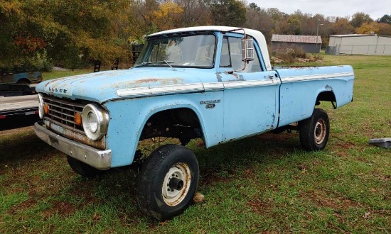 1967 Dodge D100 No Engine