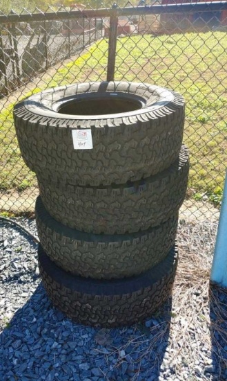(4) BFGoodrich All-terrain T/A tires