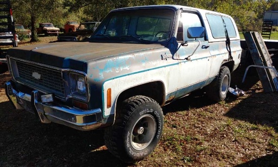 1973 Chevy K5 Blazer No Engine