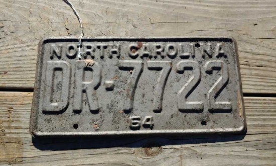 1964 License Plate