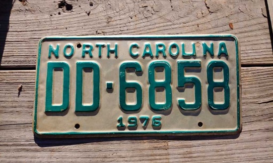 1976 License Plate