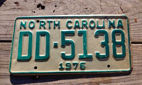 1976 License Plate