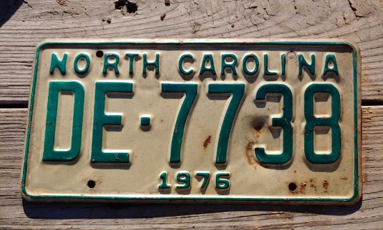 1976 License Plate