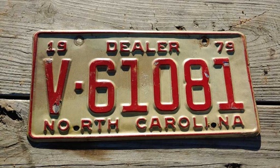 1979 License Plate