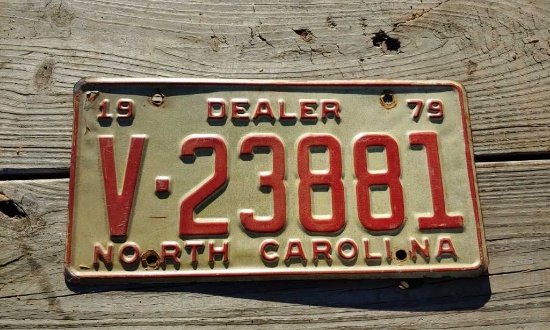1979 License Plate