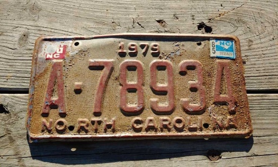1979 License Plate