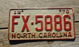 1970 License Plate