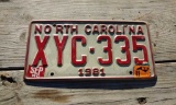 1981 License Plate