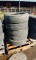 (5) truck tires 255/70R22.5
