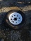 New 225/R75-15 10 Ply 6 Lug White Wheel