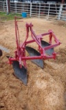 3 row plow 3 pt hitch