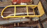 Misc lot hand truck, pry bar, pressure washer wand