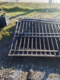 (2) sets of 12' metal gates with post