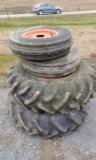 Set Kubota tractor tires