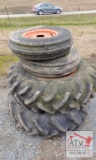 Set Case Industrial tractor tires