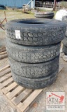 (4) truck tires 295/75R22.5
