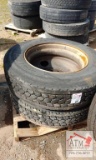 (2) Truck tires 285/75R24.5