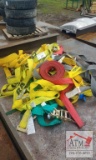 Huge lot of straps & tie downs