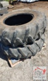 (2) 16.9-28 Tractor tires