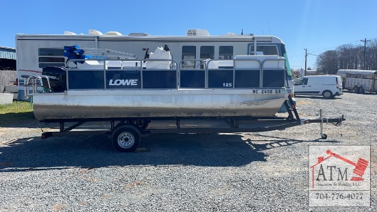 Lowe 185 Pontoon Boat - 90 HP