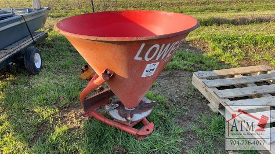 Lowery 300 Broadcast Spreader - 3 PT Hitch