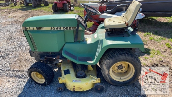 John Deere 322 Riding Lawn Mower
