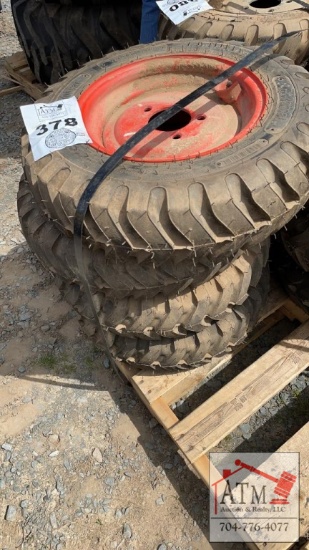 (4) Mini Loader Wheel Assembly