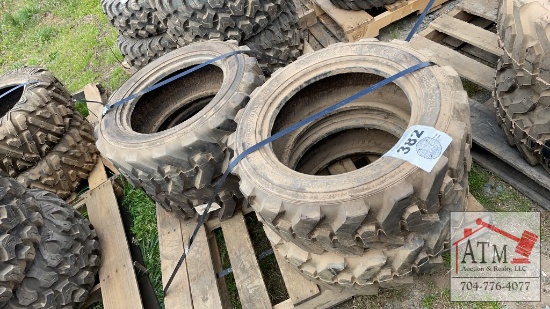 (4) Skidsteer Tires